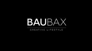 **Alt text:** The image displays the logo for "Baubax," with the tagline "Creative Lifestyle" beneath it, set against a black background.