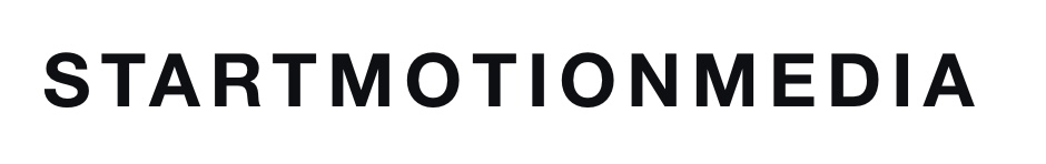 **Alt text:** The image displays the text "STARTMOTIONMEDIA" in bold, black uppercase letters on a white background.