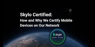 **Alt text:** The image shows a view of Earth from space with the text "Skylo Certified: How and Why We Certify Mobile Devices on Our Network" alongside a logo that reads "Skylo Certified."